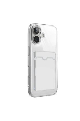 Evimdeyokyok Apple İphone 17 Kart Şeffaf Silikon - Şeffaf