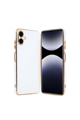 Evimdeyokyok Samsung Galaxy A06 Kılıf Volet Silikon - Beyaz