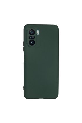 Evimdeyokyok Xiaomi Poco F3 Kılıf Nano İçi Kadife Silikon - Koyu Yeşil