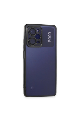 Evimdeyokyok Xiaomi Poco X5 Pro 5G Kılıf Razer Lensli Silikon - Siyah