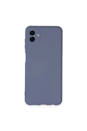 Evimdeyokyok Samsung Galaxy A04E Kılıf Nano İçi Kadife Silikon - Gri