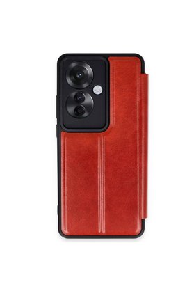 Evimdeyokyok Oppo Reno 11F Kılıf Flip Cover - Kırmızı