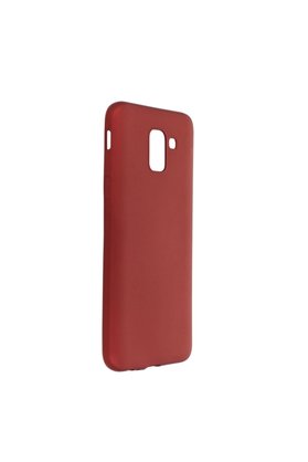 Evimdeyokyok Samsung Galaxy J6 Kılıf First Silikon - Bordo