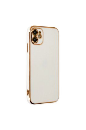 Evimdeyokyok Apple İphone 12 Kılıf Volet Silikon - Beyaz