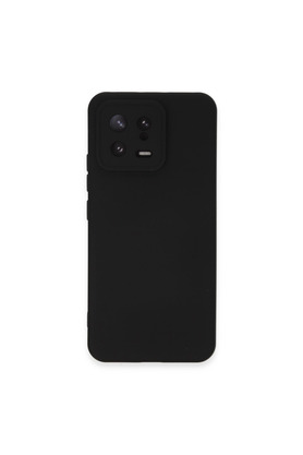 Evimdeyokyok Xiaomi Mi 13 Kılıf Nano İçi Kadife Silikon - Siyah