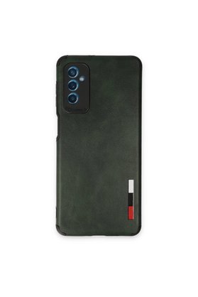 Evimdeyokyok Samsung Galaxy M52 5G Kılıf Loop Deri Silikon - Yeşil