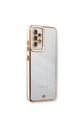 Evimdeyokyok Samsung Galaxy A73 5G Kılıf Liva Lens Silikon - Beyaz