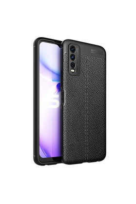 Evimdeyokyok Vivo Y11S Kılıf Auto Focus Kapak - Siyah