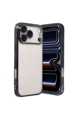Evimdeyokyok Apple İphone 17 Pro Razer Lensli Silikon - Siyah