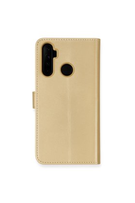 Evimdeyokyok Realme 6İ Kılıf Trend S Plus Kapaklı Kılıf - Gold
