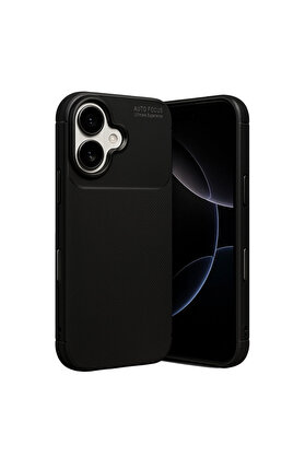 Evimdeyokyok Apple İphone 17 Auto Focus Karbon Kapak - Siyah
