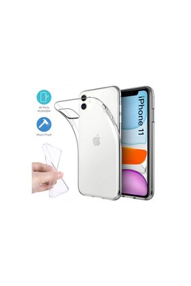 Evimdeyokyok Apple İphone 11 Kılıf Lüx Şeffaf Silikon