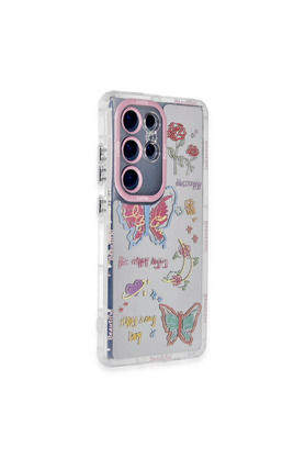 Evimdeyokyok Samsung Galaxy S23 Ultra Kılıf Reflexion Desenli Kapak - Desen 8