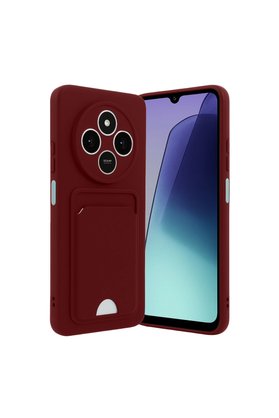 Evimdeyokyok Xiaomi Redmi 14C Kelvin Kartvizitli Silikon - Bordo
