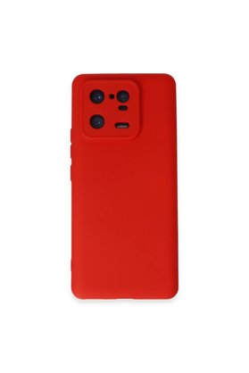 Evimdeyokyok Xiaomi Mi 13 Pro Kılıf Nano İçi Kadife Silikon - Kırmızı