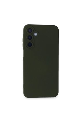 Evimdeyokyok Samsung Galaxy A05S Kılıf Nano İçi Kadife Silikon - Koyu Yeşil