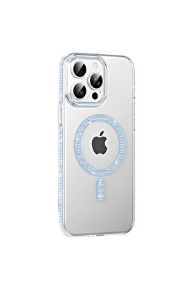 Evimdeyokyok Joko Apple İphone 15 Pro Move Taşlı Magsafe Kapak - Mavi