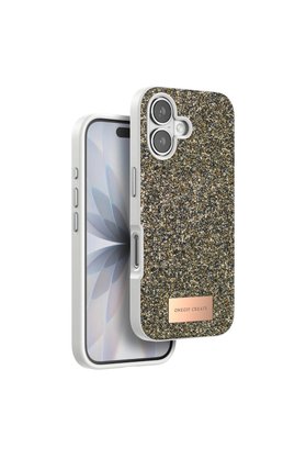 Evimdeyokyok Onegif Apple İphone 17 Bright Simli Kapak - Çöl Titanyum