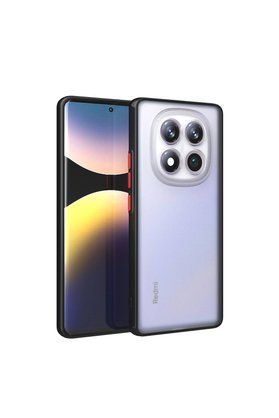 Evimdeyokyok Xiaomi Redmi Note 14 Pro 5G Kılıf Montreal Silikon Kapak - Siyah