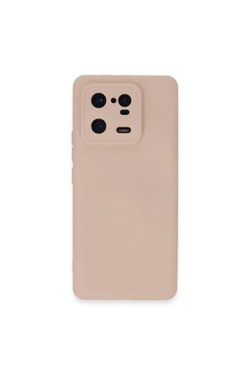 Evimdeyokyok Xiaomi Mi 13 Pro Kılıf Nano İçi Kadife Silikon - Pudra