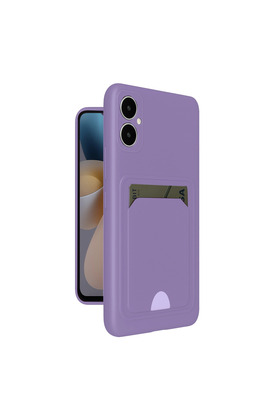 Evimdeyokyok Samsung Galaxy A05 Kelvin Kartvizitli Silikon - Lila