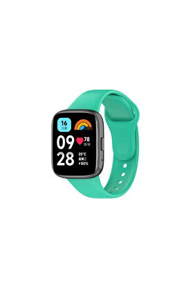 Evi̇mdeyokyok Xi̇aomi̇ Redmi̇ Watch 3 Acti̇ve Klasi̇k Kordon - Turkuaz