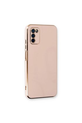 Evimdeyokyok Samsung Galaxy A03S Kılıf Volet Silikon - Pembe