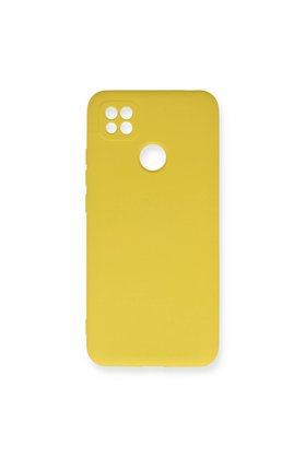 Evimdeyokyok Xiaomi Redmi 9C Kılıf Nano İçi Kadife Silikon - Sarı