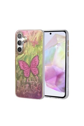 Evimdeyokyok Samsung Galaxy A35 5G Kılıf Blade Aynalı Desenli Kapak - Desen 5