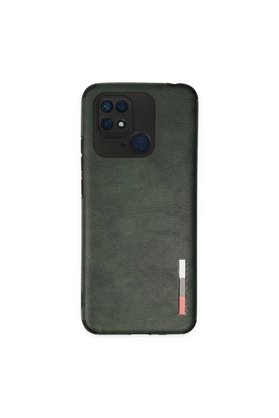 Evimdeyokyok Xiaomi Redmi 10C Kılıf Loop Deri Silikon - Yeşil
