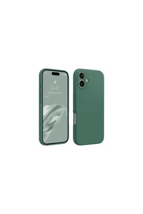 Evimdeyokyok Apple İphone 16 Kılıf First Silikon - Koyu Yeşil