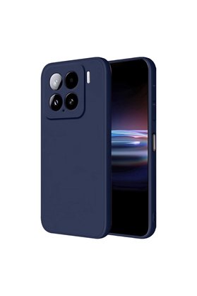 Evimdeyokyok Xiaomi Mi 15 Pro Kılıf Nano İçi Kadife Silikon - Lacivert