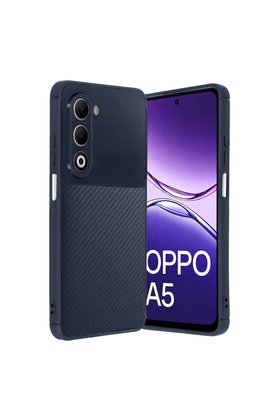 Evimdeyokyok Oppo A5 4G Auto Focus Karbon Kapak - Lacivert