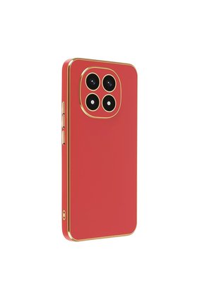 Evimdeyokyok Xiaomi Redmi Note 14 Pro 4G Kılıf Volet Silikon - Kırmızı