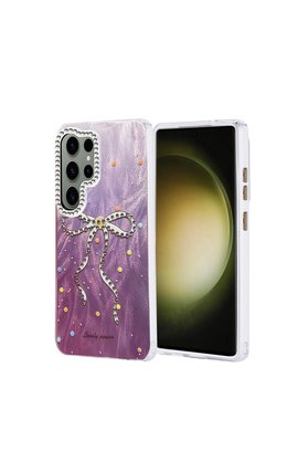 Evimdeyokyok Samsung Galaxy S25 Ultra Kılıf Blade Aynalı Desenli Kapak - Desen 1