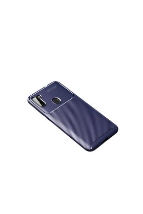 Evimdeyokyok Samsung Galaxy A11 Kılıf Auto Focus Karbon Kapak - Lacivert