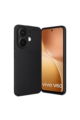 Evimdeyokyok Vivo V60 5G Auto Focus Karbon Kapak - Siyah