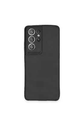 Evimdeyokyok Samsung Galaxy S21 Ultra Kılıf Loop Deri Silikon - Siyah