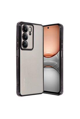 Evi̇mdeyokyok Realme C75 4G Kılıf Razer Lensli̇ Si̇li̇kon - Si̇yah