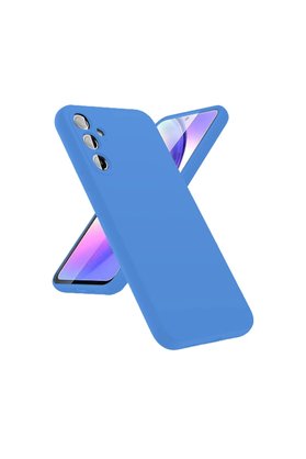 Evimdeyokyok Samsung Galaxy A24 4G Kılıf First Silikon - Mavi