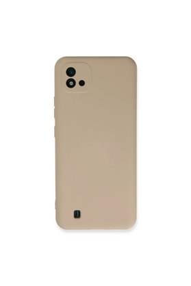 Evimdeyokyok Realme C11 2021 Kılıf Nano İçi Kadife Silikon - Pudra