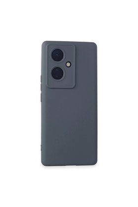 Evimdeyokyok Vivo V29 Lite Kılıf Nano İçi Kadife Silikon - Gri
