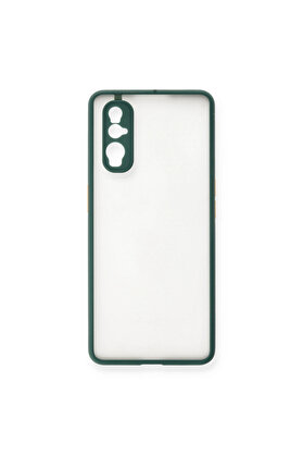 Evimdeyokyok Oppo Find X2 Kılıf Montreal Silikon Kapak - Yeşil