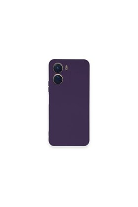 Evimdeyokyok Vivo Y16 Kılıf Nano İçi Kadife Silikon - Mor
