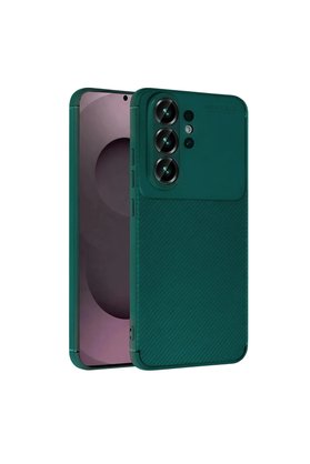 Evimdeyokyok Samsung Galaxy S26 Ultra Auto Focus Karbon Kapak - Koyu Yeşil
