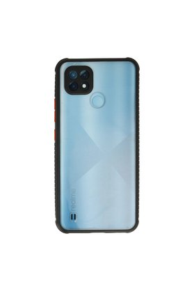 Evimdeyokyok Realme C21 Kılıf Miami Şeffaf Silikon - Siyah