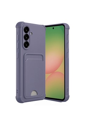 Evimdeyokyok Samsung Galaxy A36 Kılıf Kelvin Kartvizitli Silikon - Lila