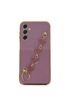 Evimdeyokyok Samsung Galaxy A24 4G Kılıf Esila Silikon - Mor