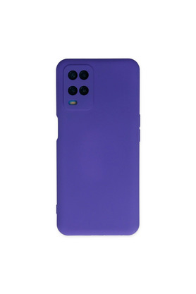 Evimdeyokyok Oppo A54 4G Kılıf Nano İçi Kadife Silikon - Mor