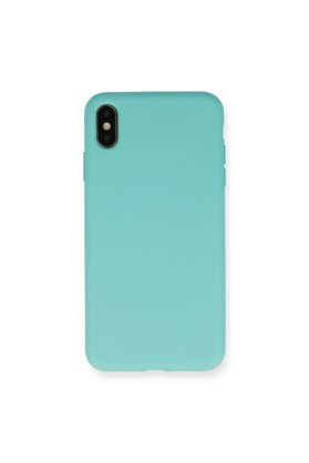 Evimdeyokyok Apple İphone Xs Max Kılıf Nano İçi Kadife Silikon - Turkuaz